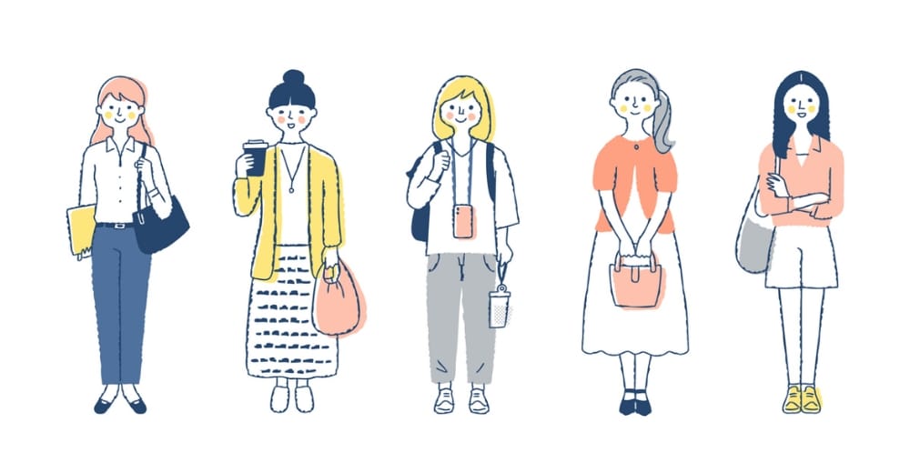 女性イラスト